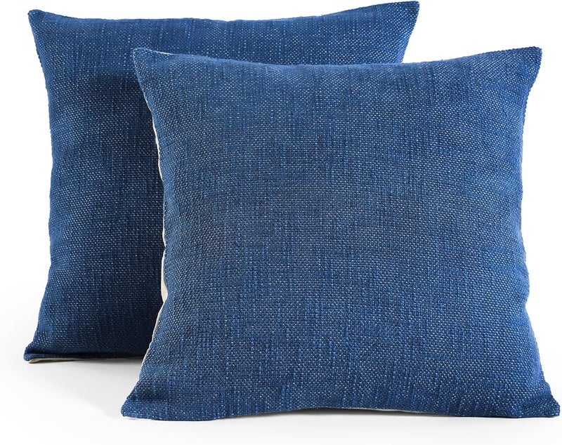Eminence Home Vento 2-Piece Cushion Cover Set 45x45cm - Navy - Image 1